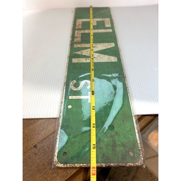 Elm St Metal Tin Street Sign Horror Movie Decor A Nightmare on Elm Street NEW - Picture 5 of 5